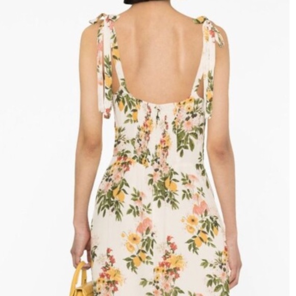 NEW Reformation Besse Midi Floral Dress - Milo Floral - Picture 4 of 13